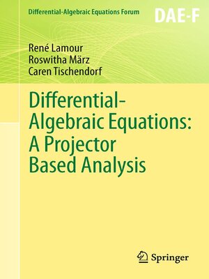 cover image of Differential-Algebraic Equations